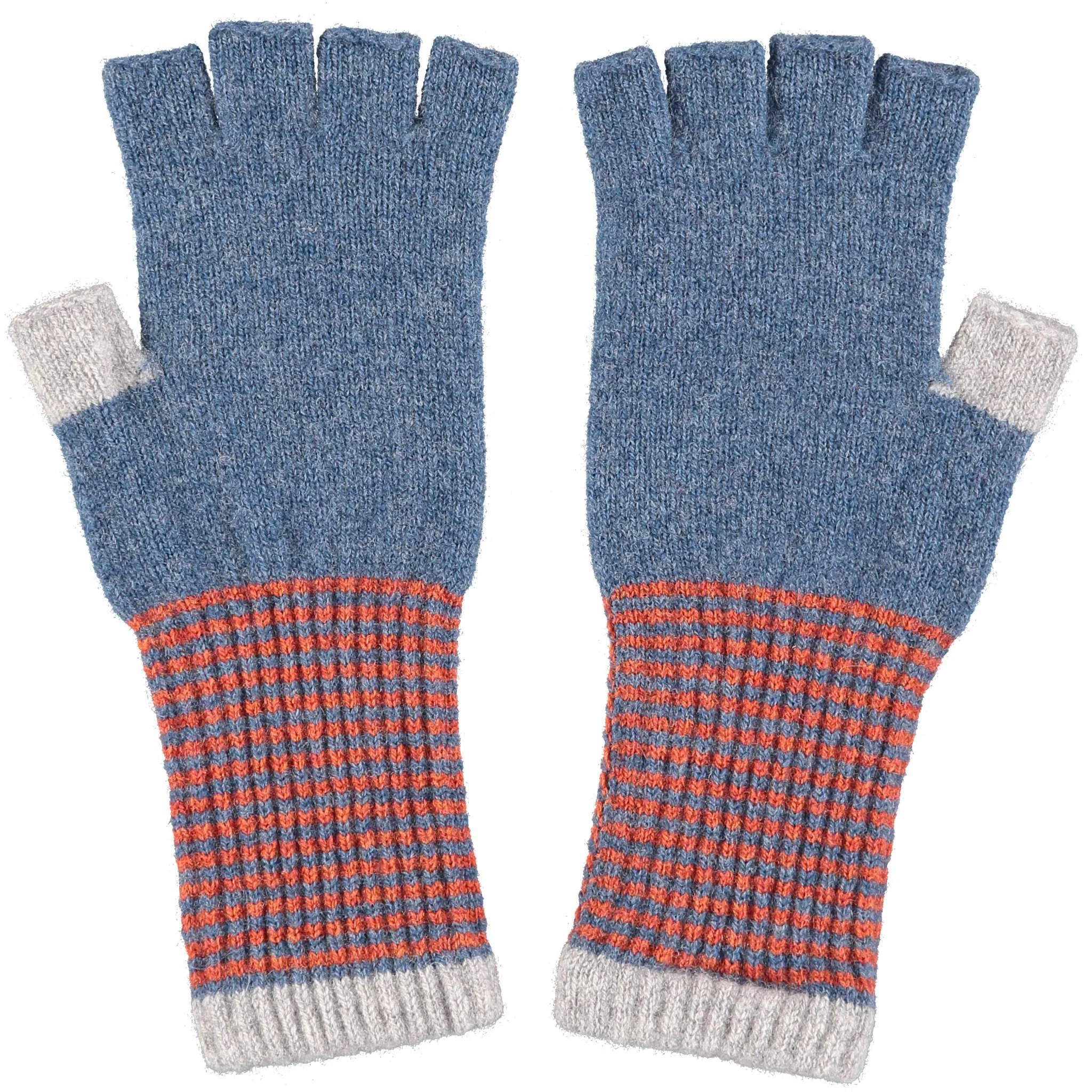 Adult Fingerless Lambswool Gloves