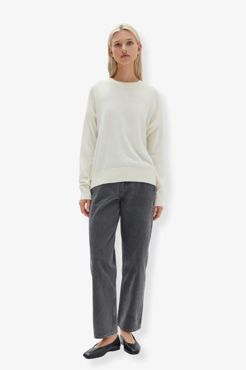 Assembly Label - Cotton Cashmere Lounge Sweater - Cream