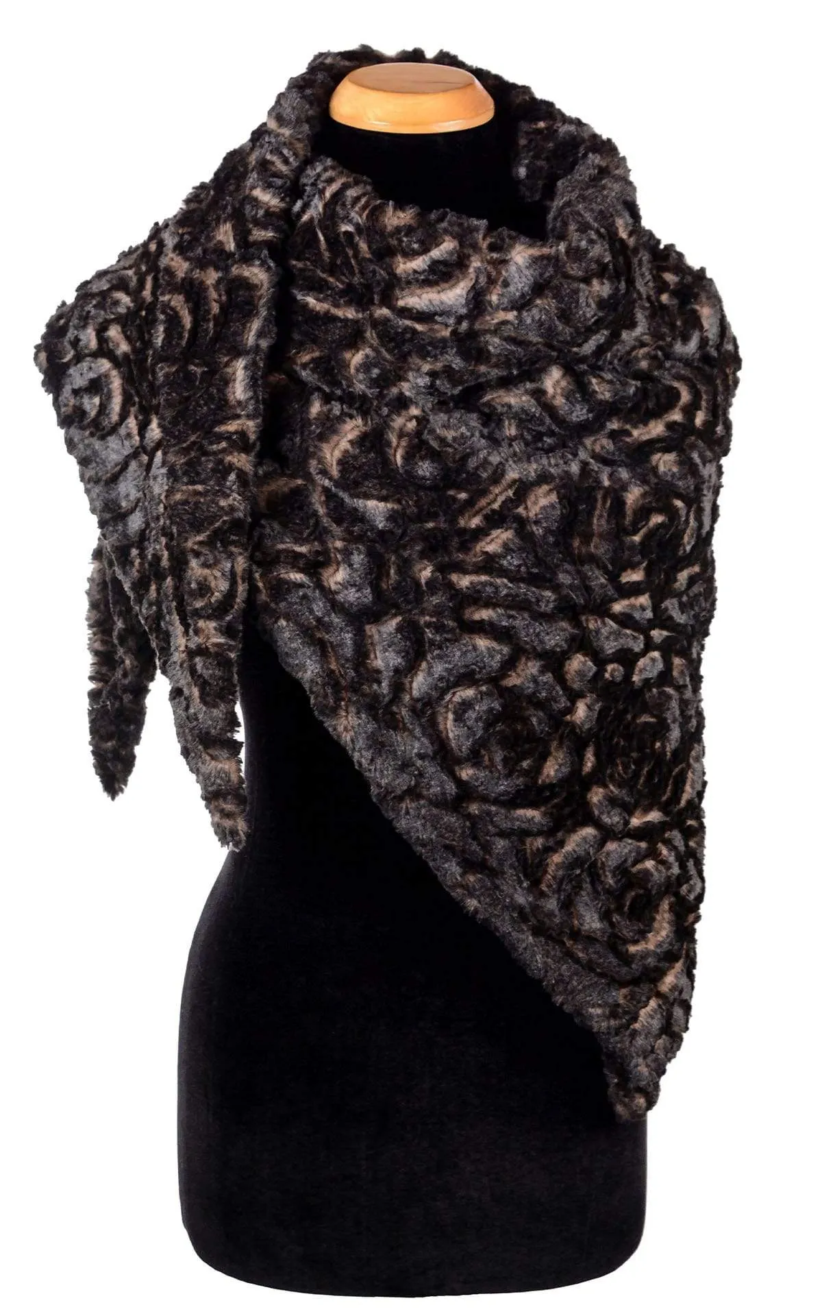 Bermuda Scarf - Luxury Faux Fur in Vintage Rose (SOLD OUT)