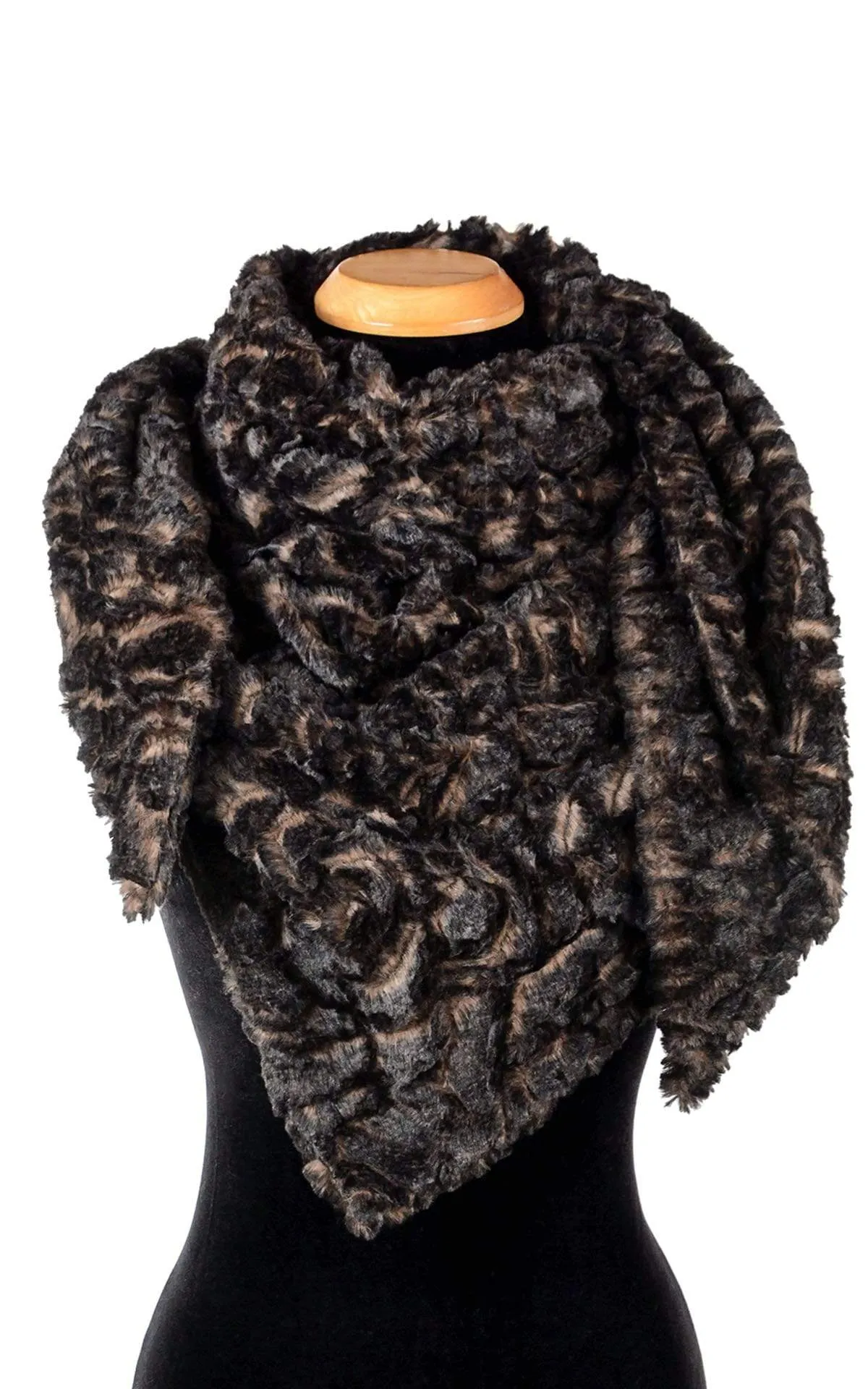 Bermuda Scarf - Luxury Faux Fur in Vintage Rose (SOLD OUT)