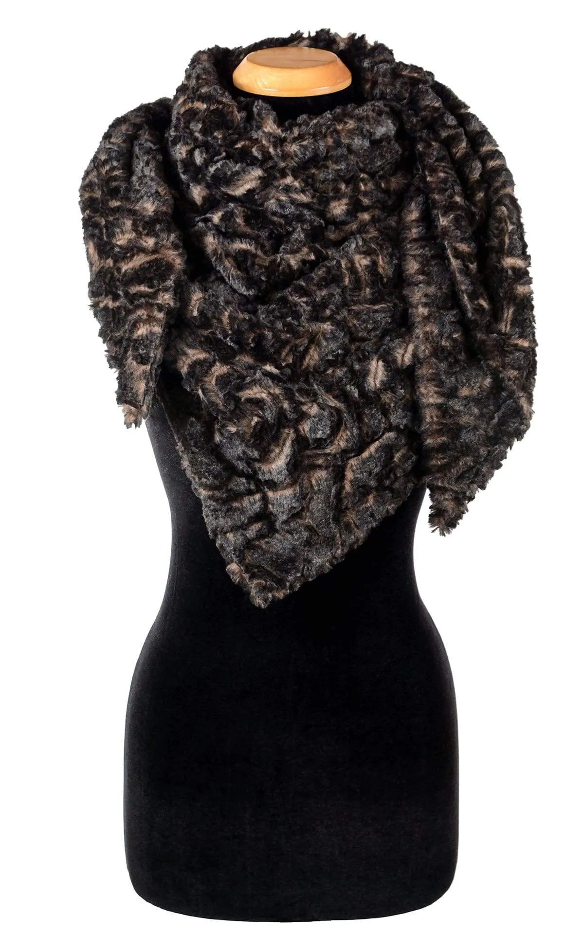 Bermuda Scarf - Luxury Faux Fur in Vintage Rose (SOLD OUT)