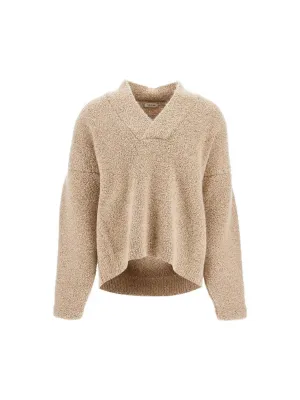 Bouclé Knit Oversized Sweater