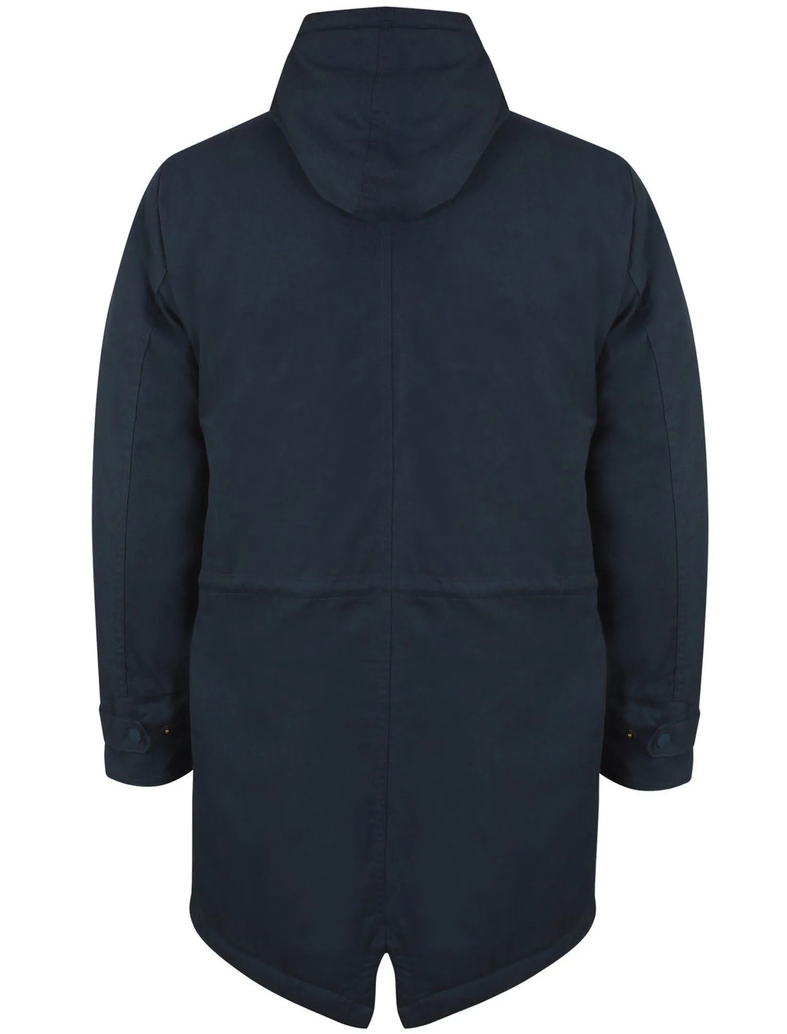 Bradshaw Borg Lined Parka Jacket in Midnight Blue  - Tokyo Laundry