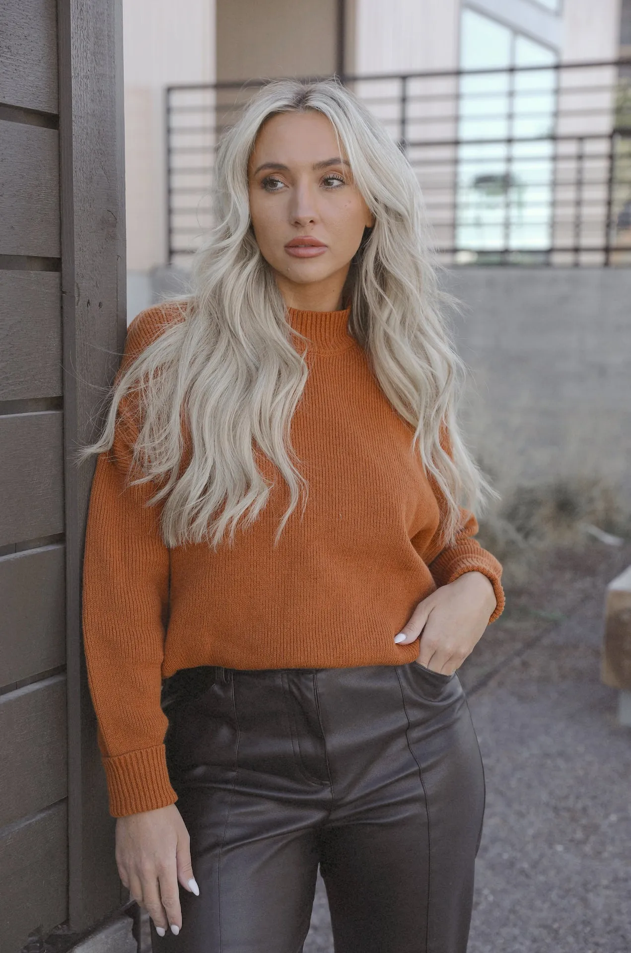 Burnt Orange Sweater