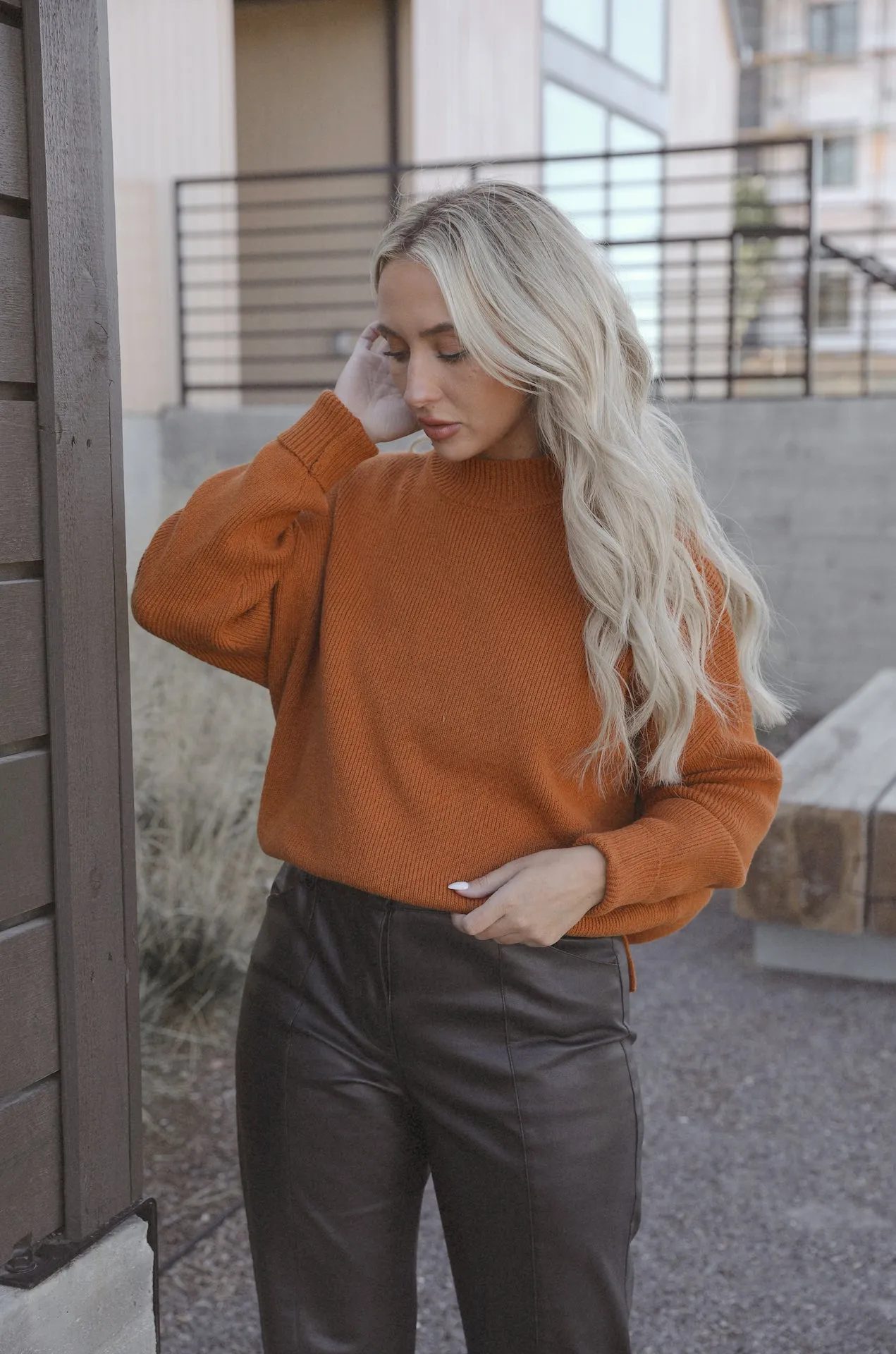 Burnt Orange Sweater