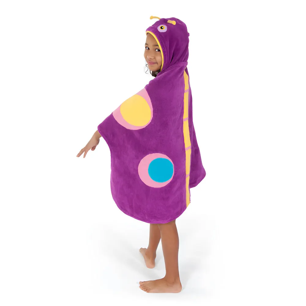 Butterfly Baby Hooded Towel