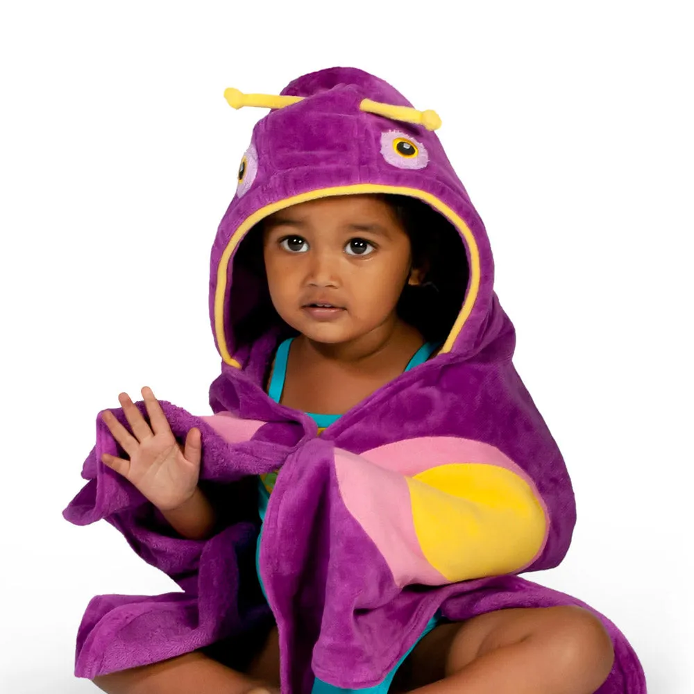 Butterfly Baby Hooded Towel