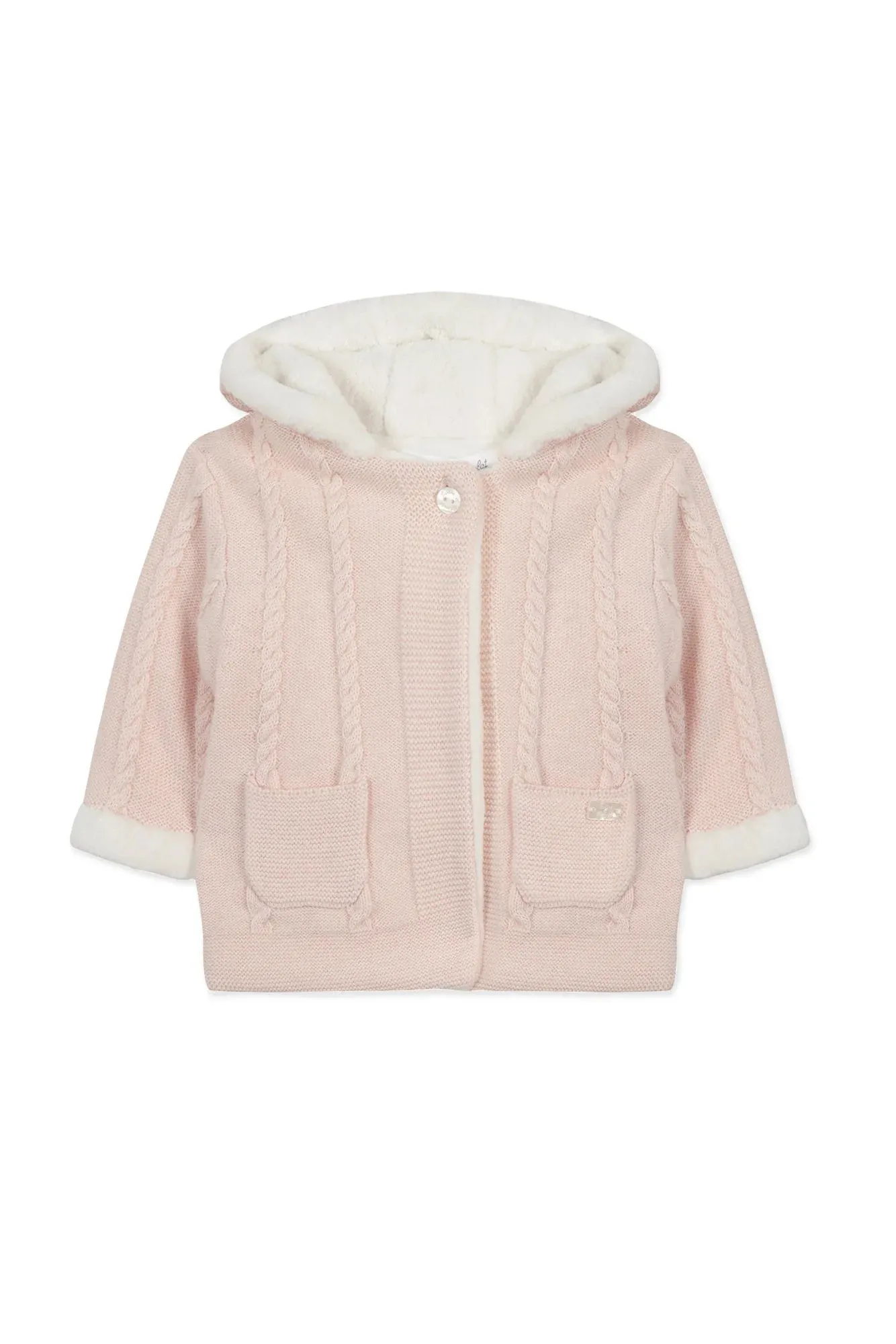 Cable Hooded Coat - Tartine et Chocolat FW24