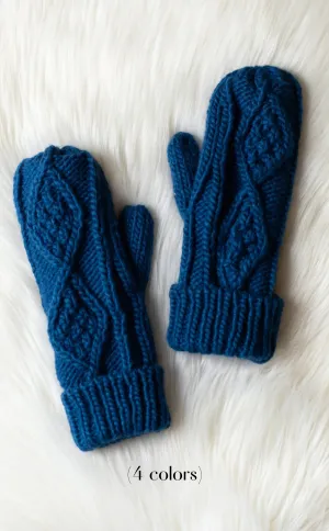 Cable Knit Mittens