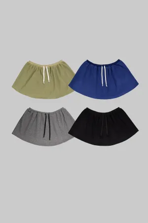 [DEARSTALKER] FW 24 D. BASIC COZY FLEECE MINI SKIRT - 4 COLOR