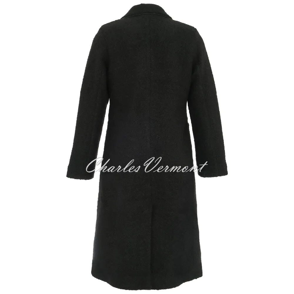 Dolcezza 'The Feel Of Cashmere' Double Breasted Coat - Style 74891 (Black)