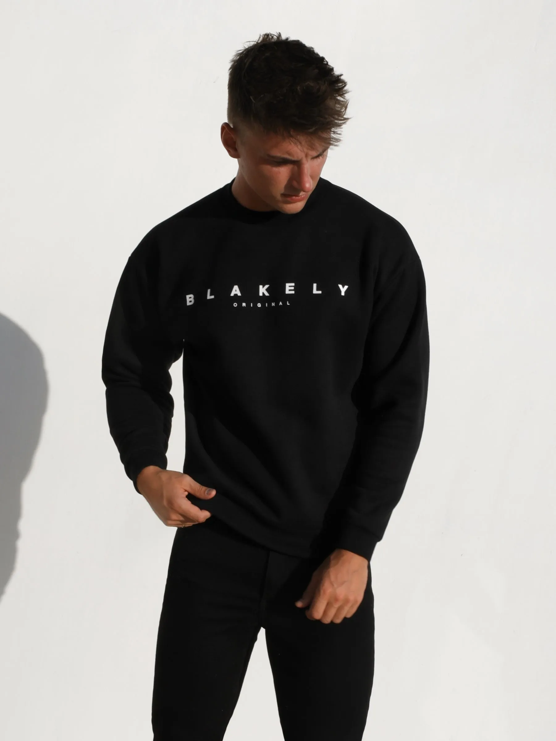 Evolved Relaxed Sweater - Black