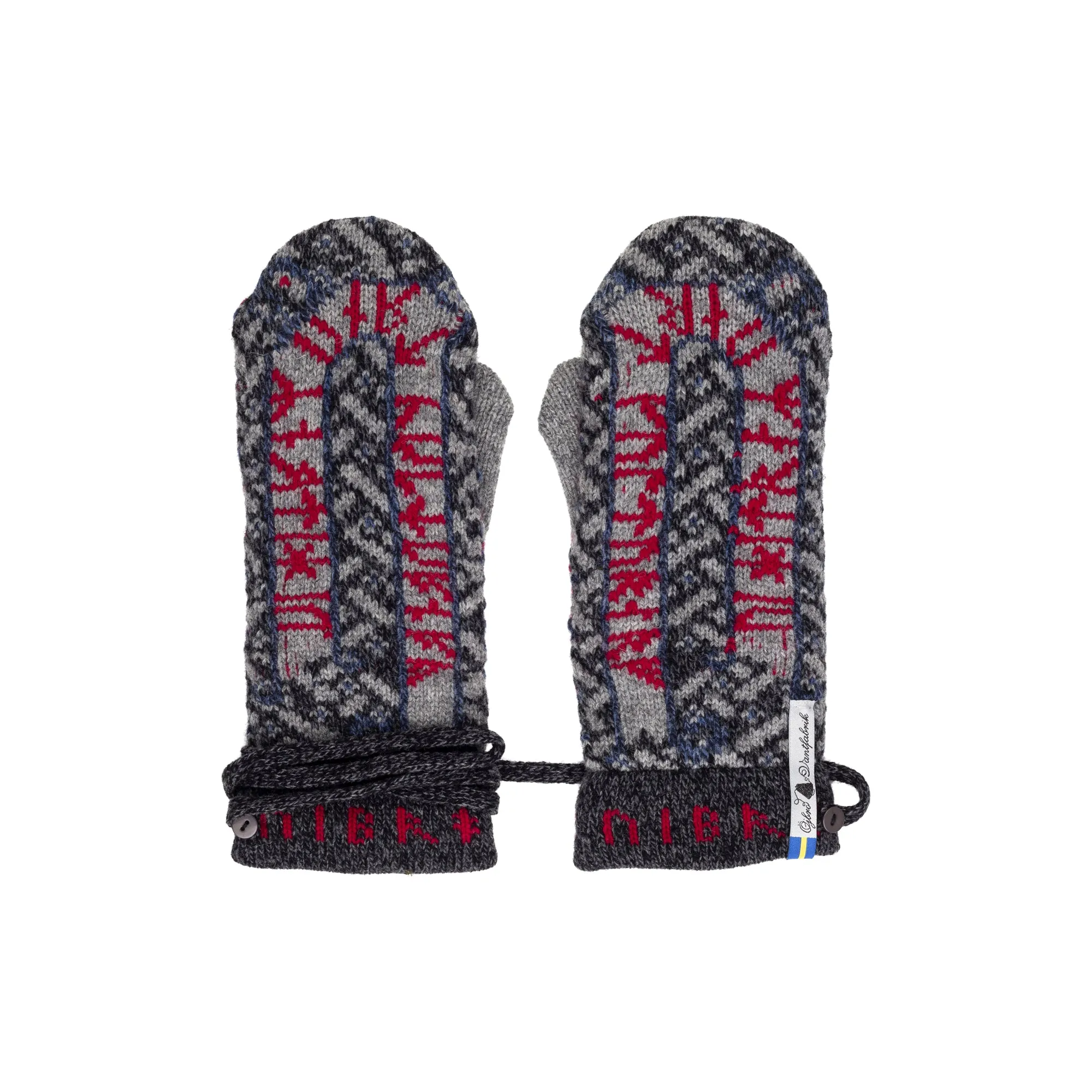 Futhark Pattern Swedish Mittens