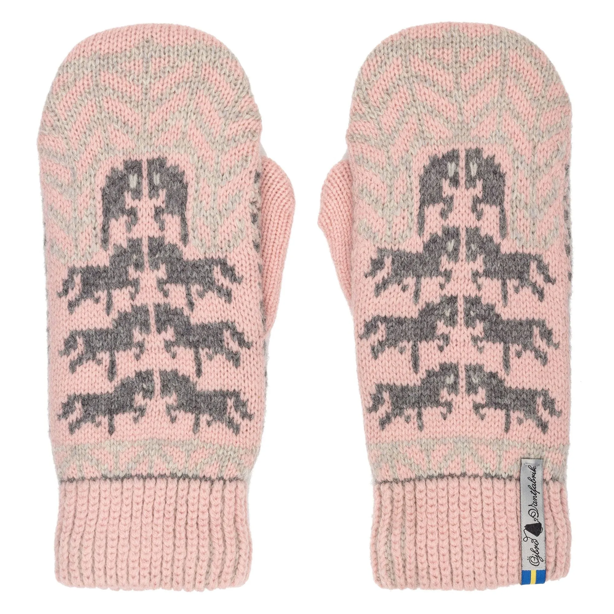 Gotland Pattern Swedish Mittens