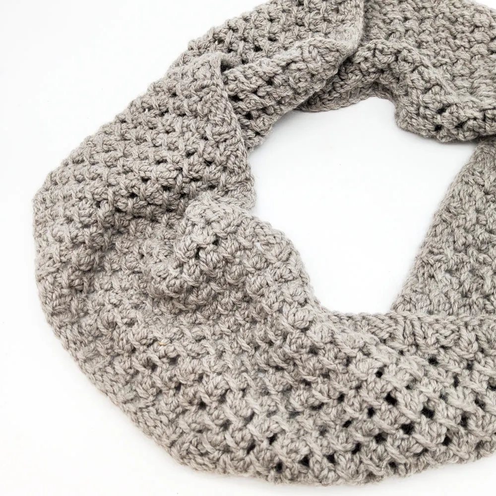 Grey Cowl Scarf