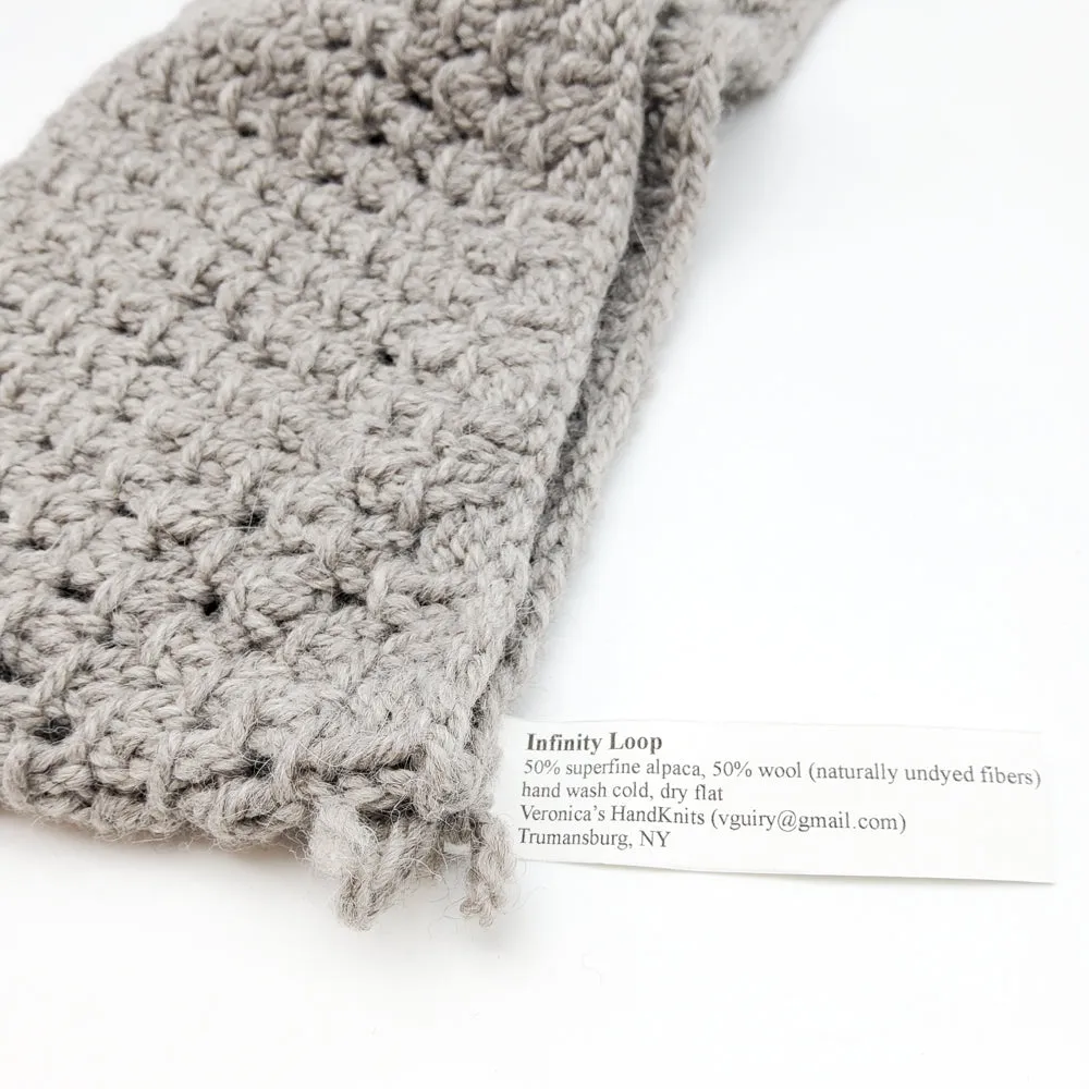 Grey Cowl Scarf