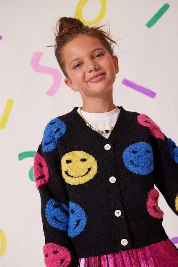 Happy Emoji Cardigan