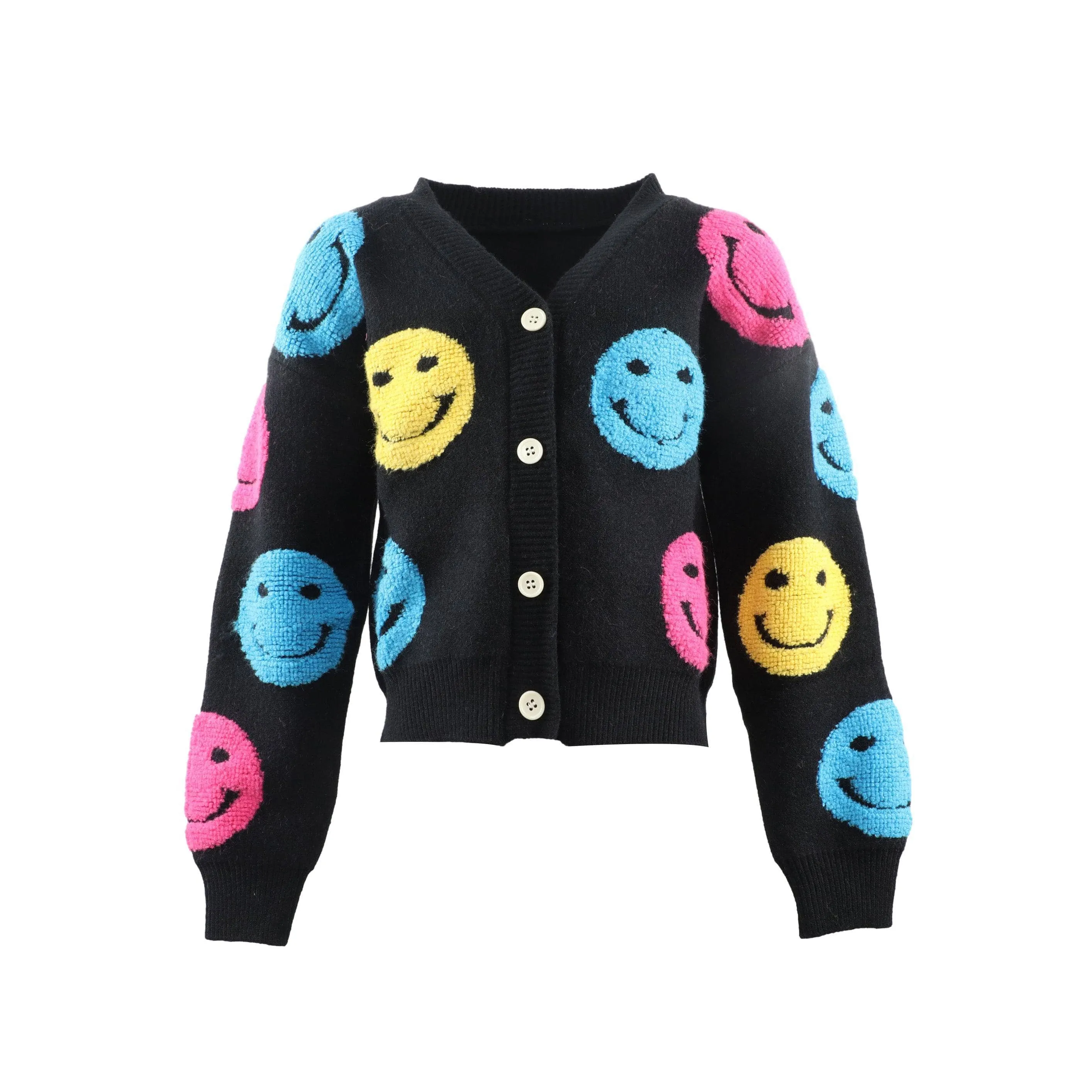 Happy Emoji Cardigan