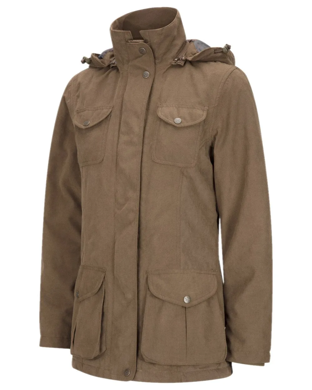 Hoggs of Fife Struther Ladies Hooded Field Coat