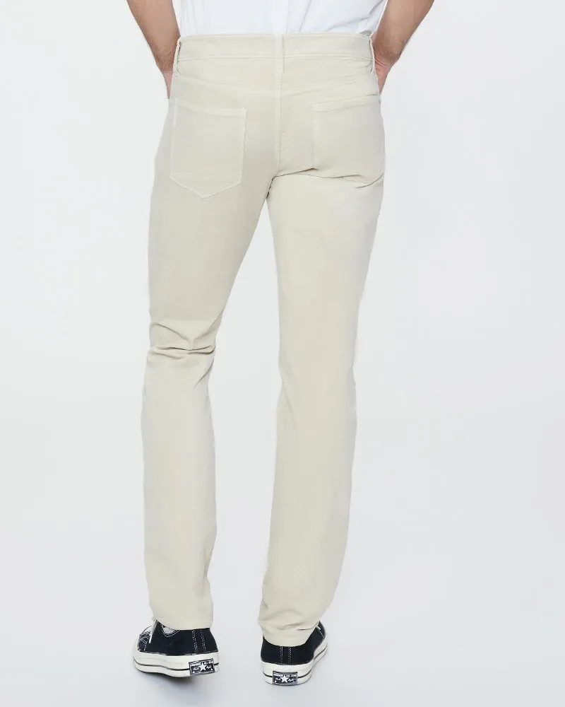 Ivory Cream Corduroy – Lennox Slim Fit Jeans - PAIGE