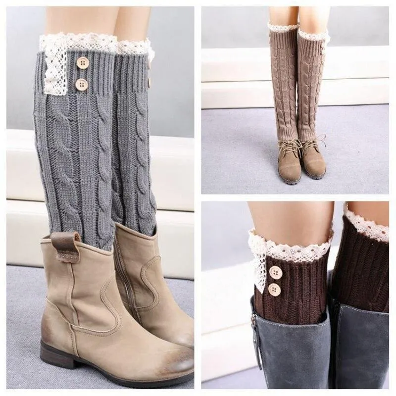 Knitted Soft Elastic Leg Warmer