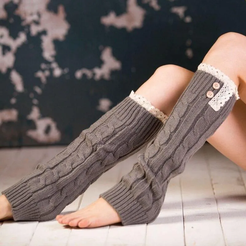 Knitted Soft Elastic Leg Warmer