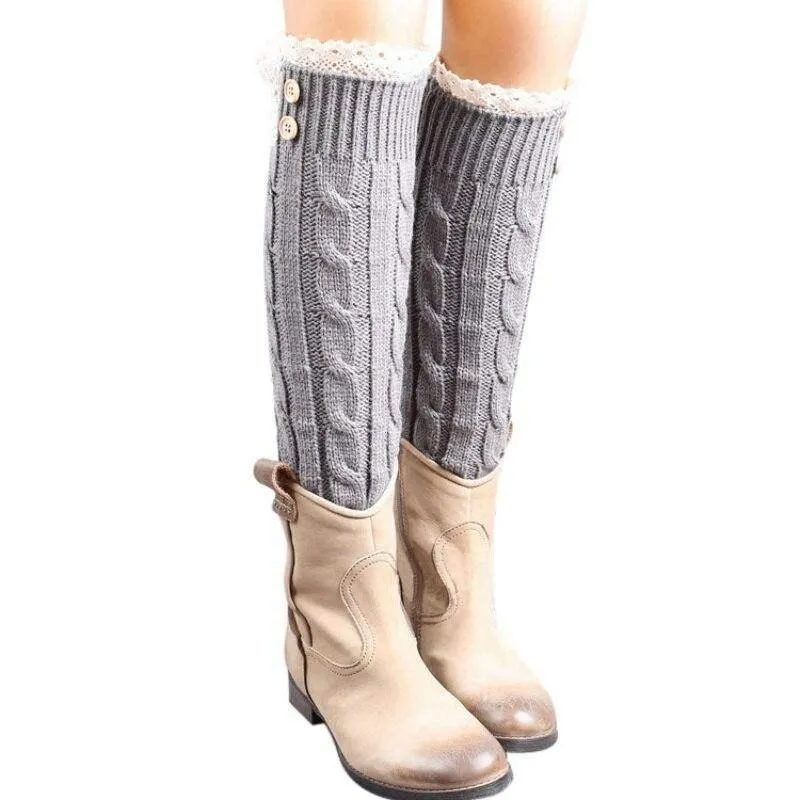 Knitted Soft Elastic Leg Warmer