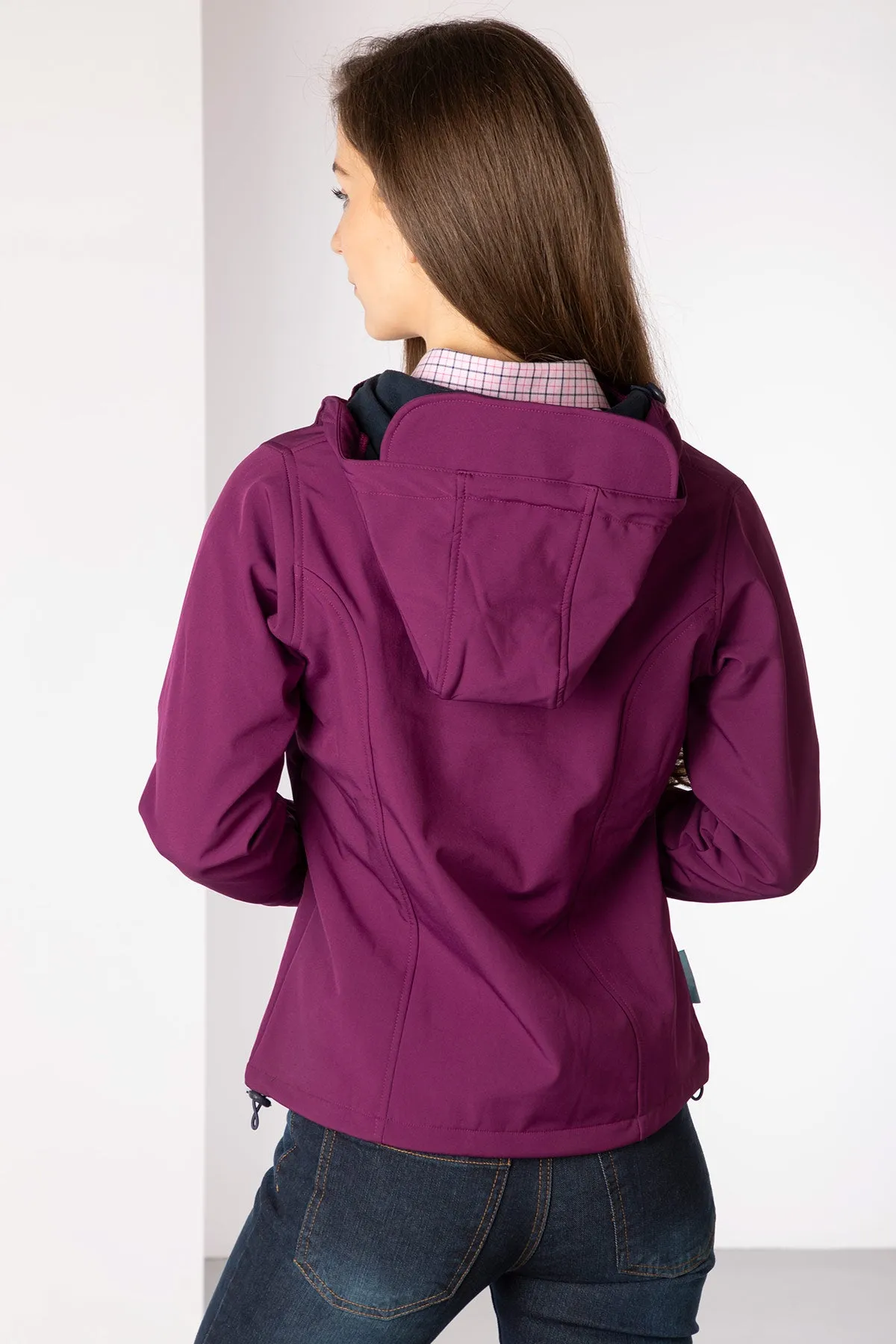 Ladies Hooded Softshell Jacket - Haxby