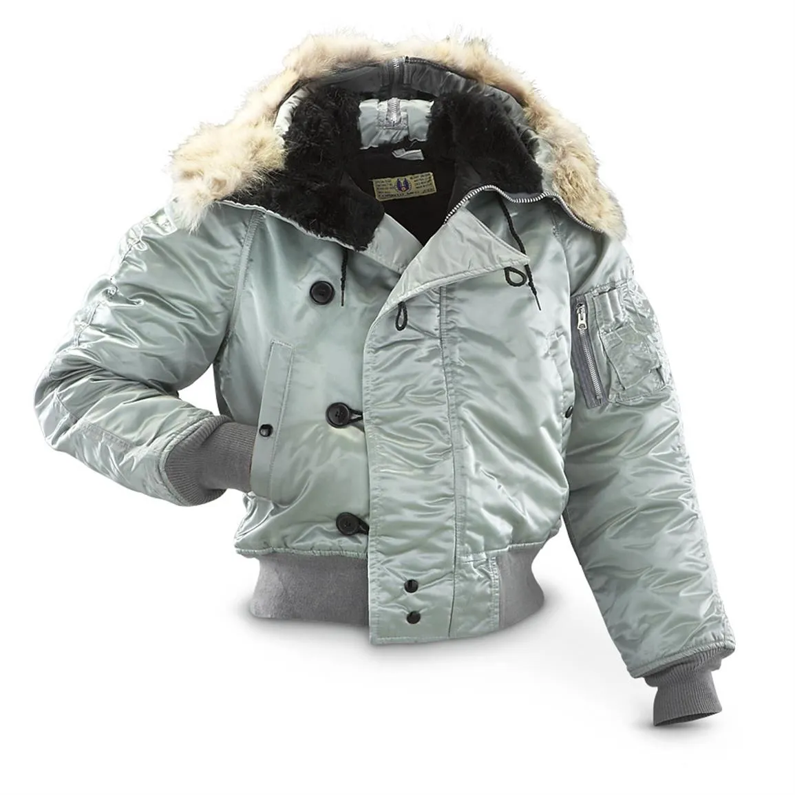 N2B Flight Parka with Coyote Fur Hood— Medium Regular