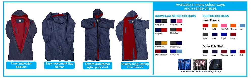 Navy/Red Parka