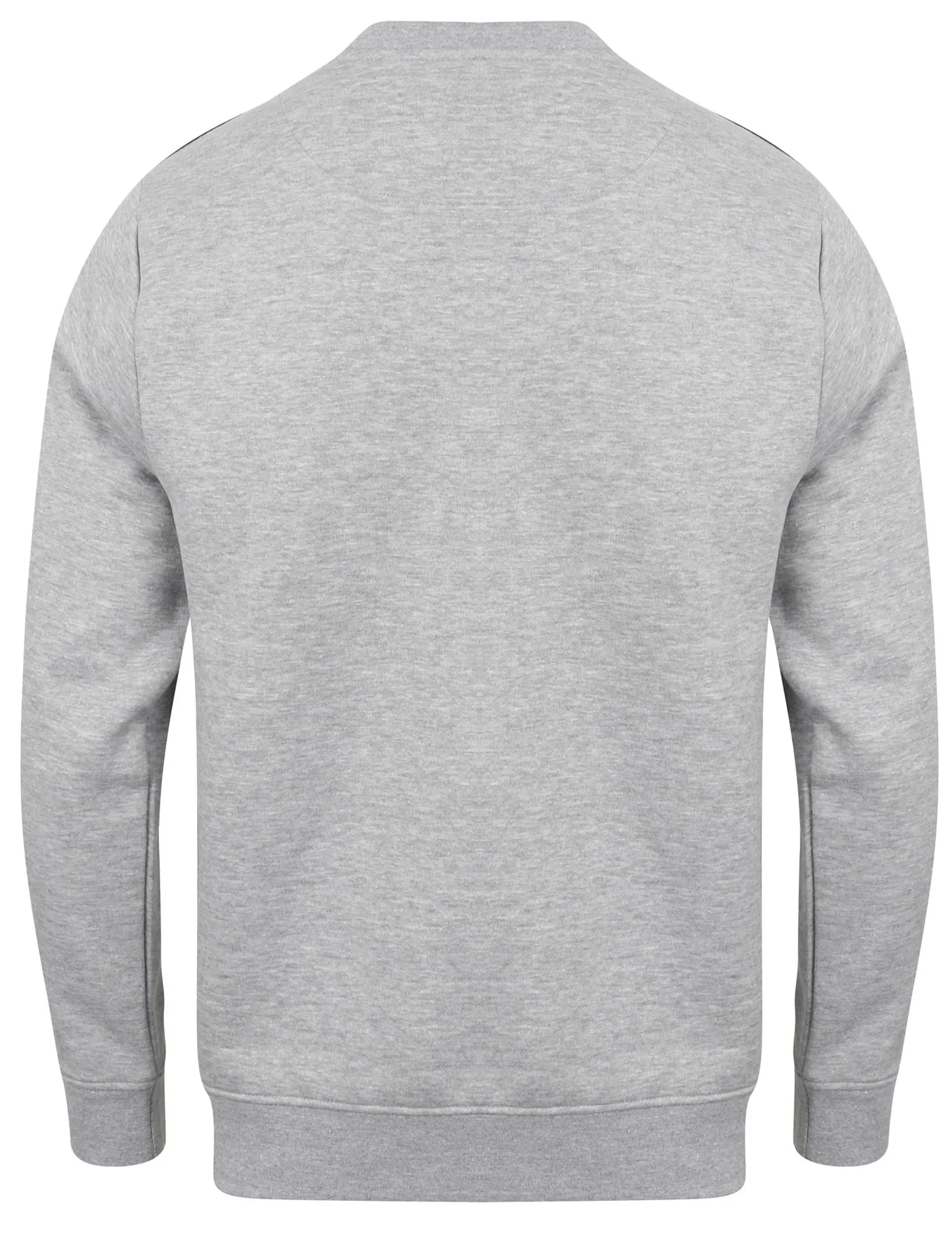 Nocona Point Sweatshirt with Tape Detail Sleeves in Light Grey Marl - Tokyo Laundry