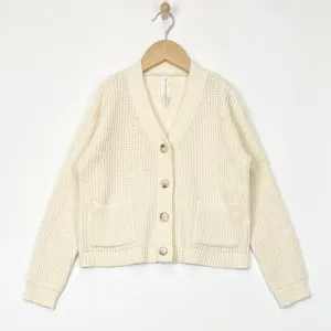 Oversized Chenille Cardigan TODDLER GIRLS