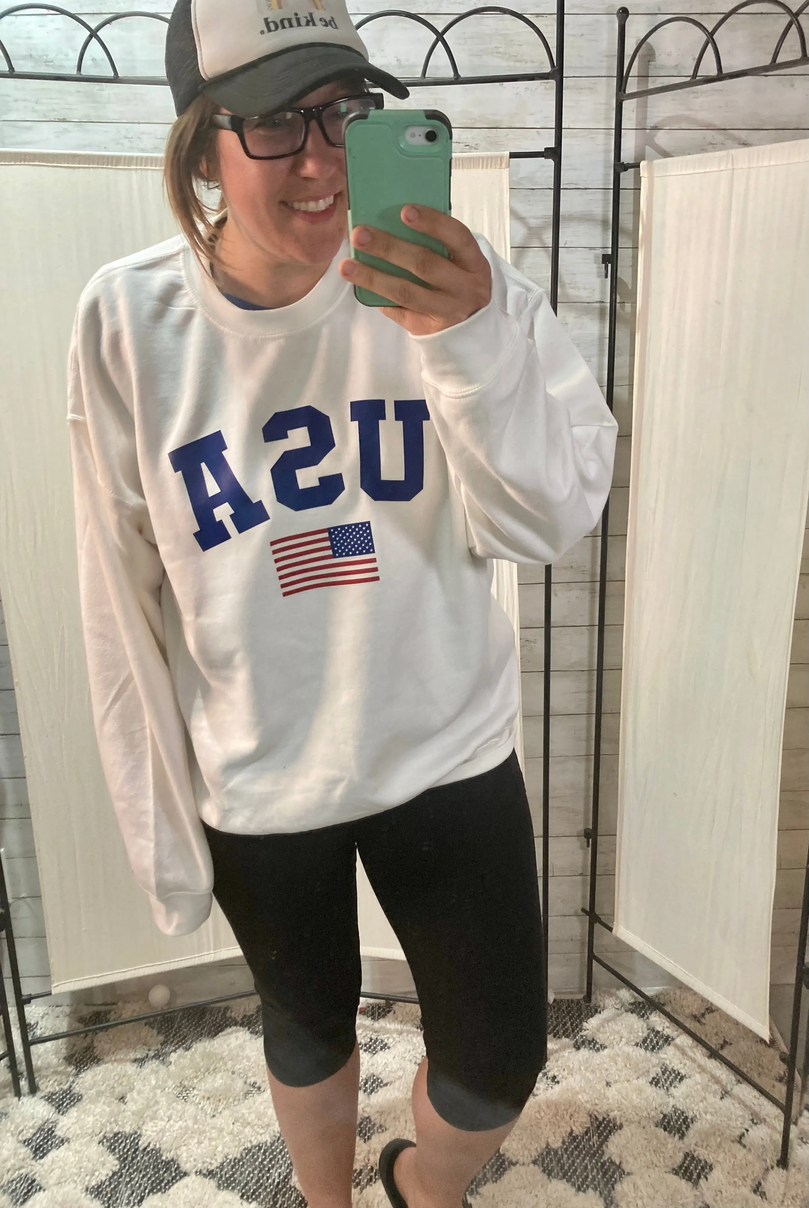 Oversized USA Sweater