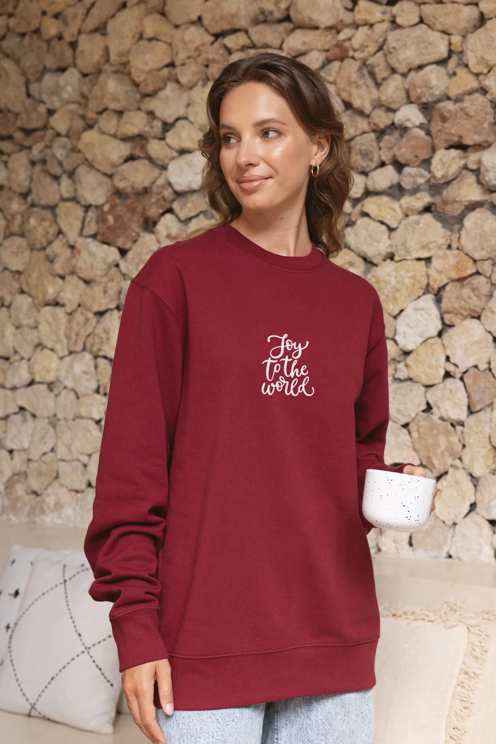 "Joy To The World" Relaxed Sweater