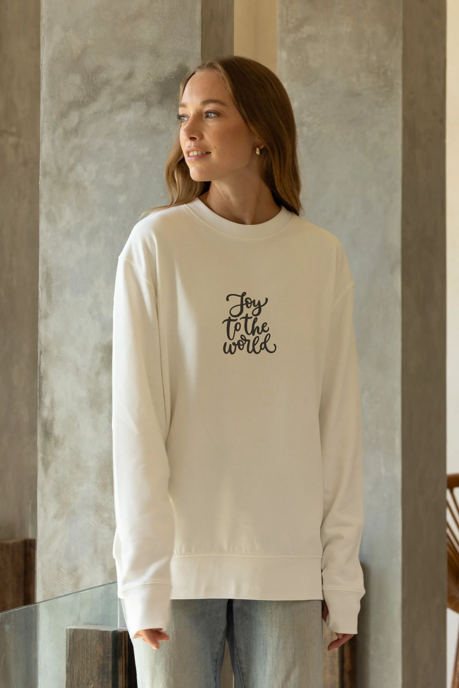 "Joy To The World" Relaxed Sweater