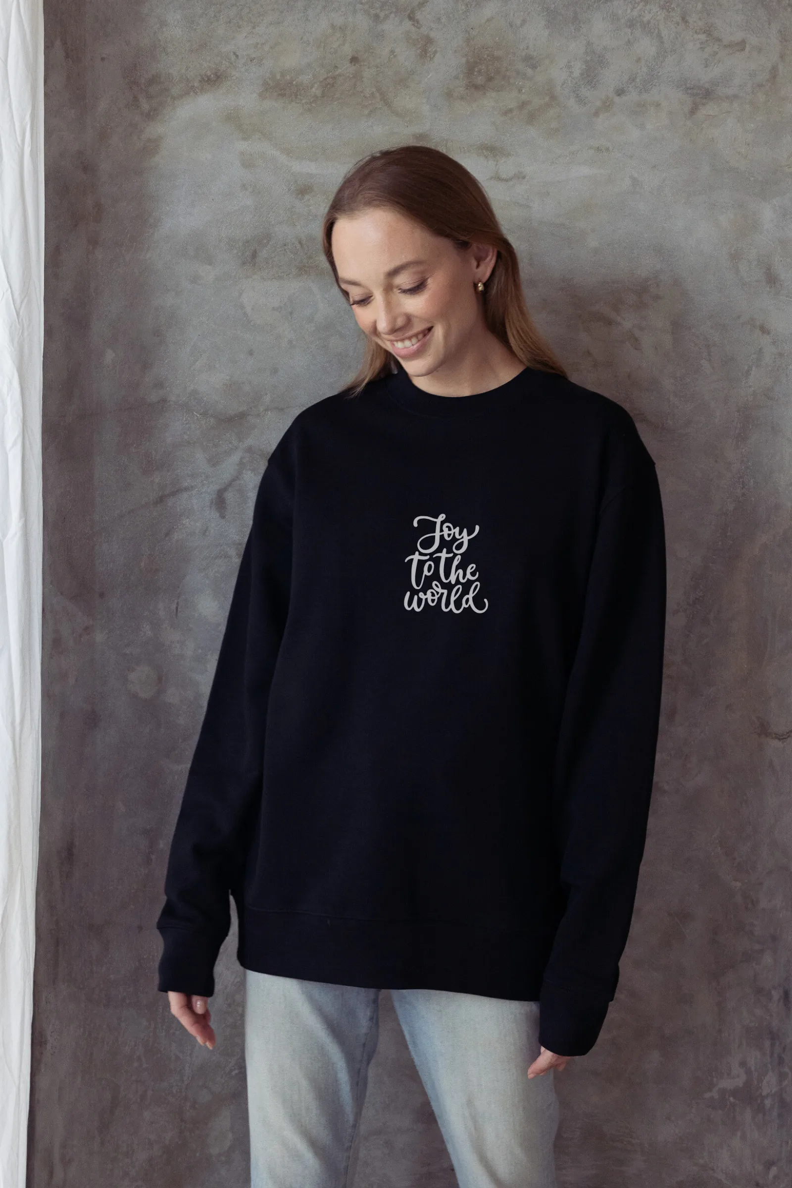 "Joy To The World" Relaxed Sweater