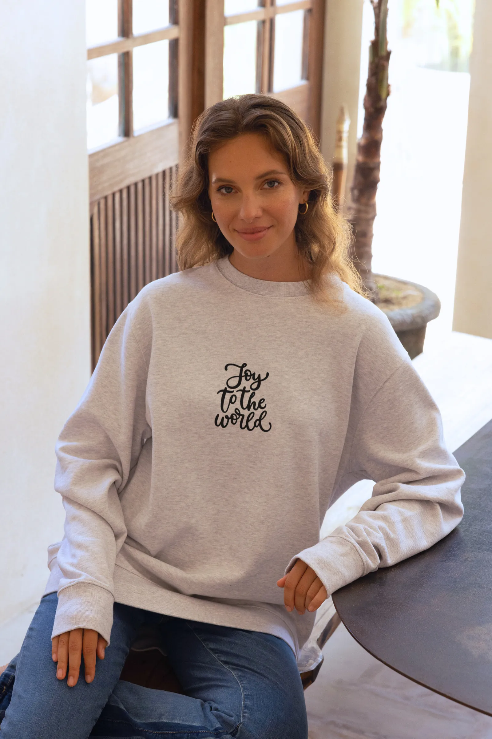 "Joy To The World" Relaxed Sweater