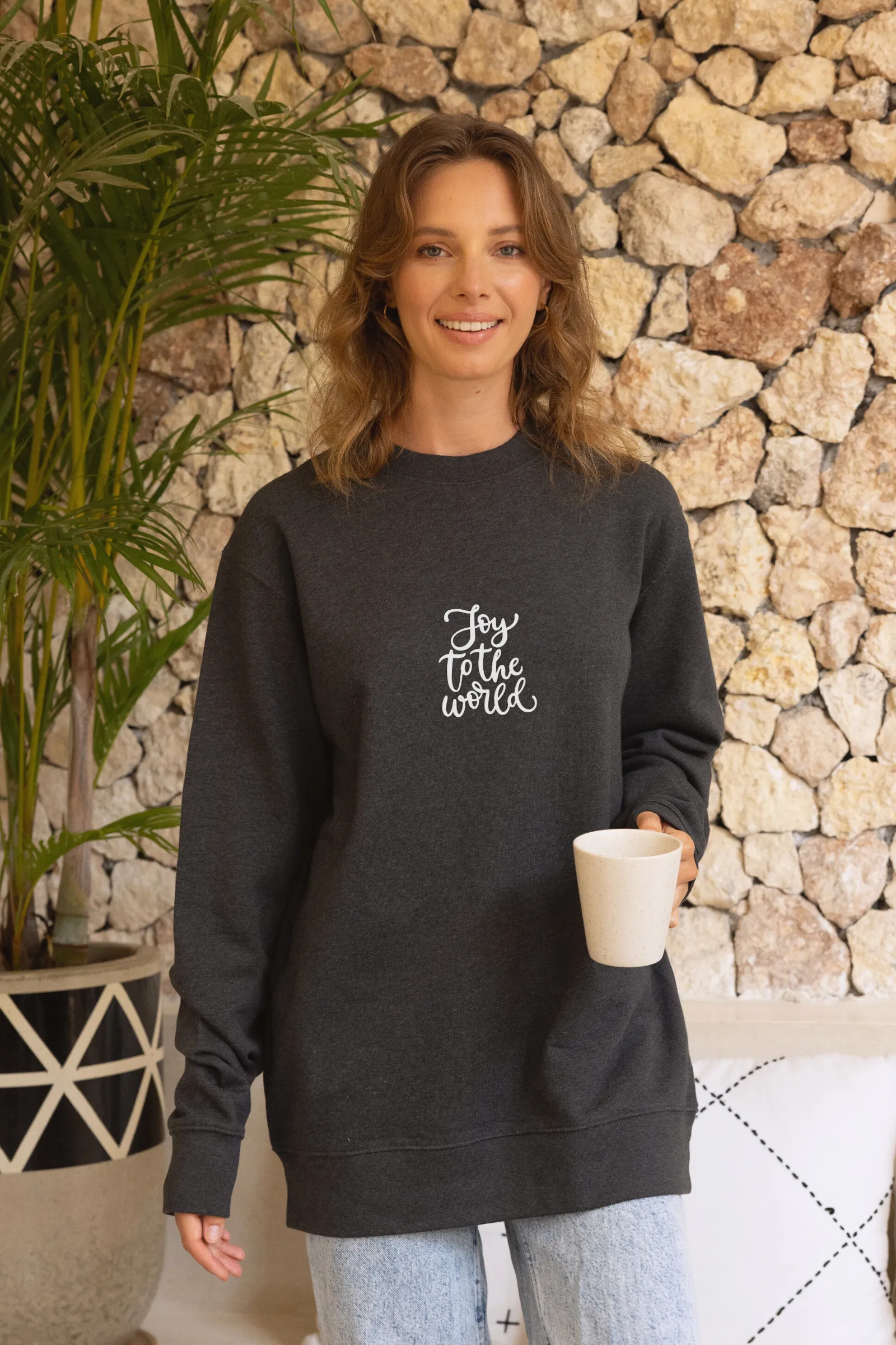 "Joy To The World" Relaxed Sweater