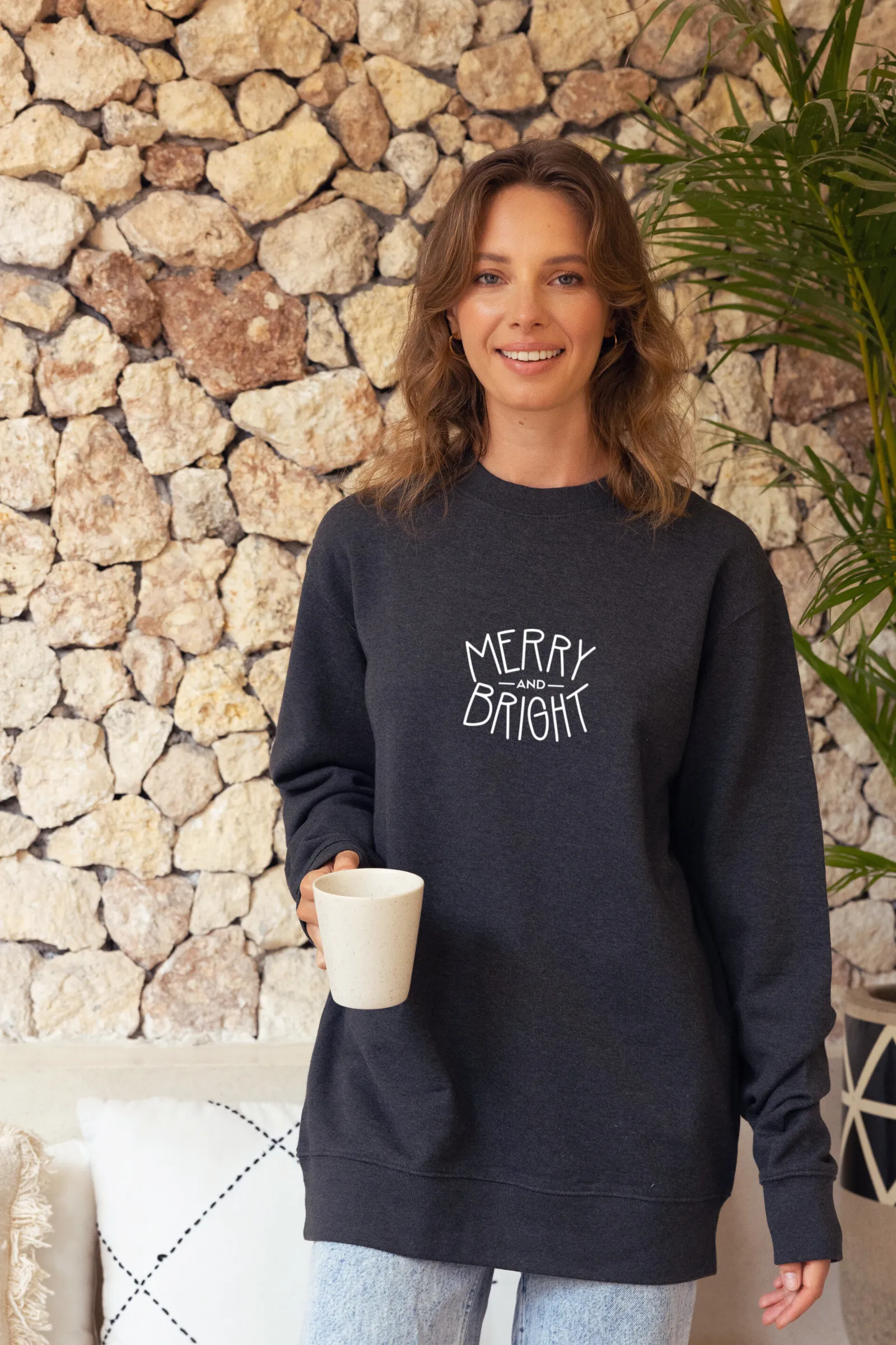 "Merry & Bright" Relaxed Sweater