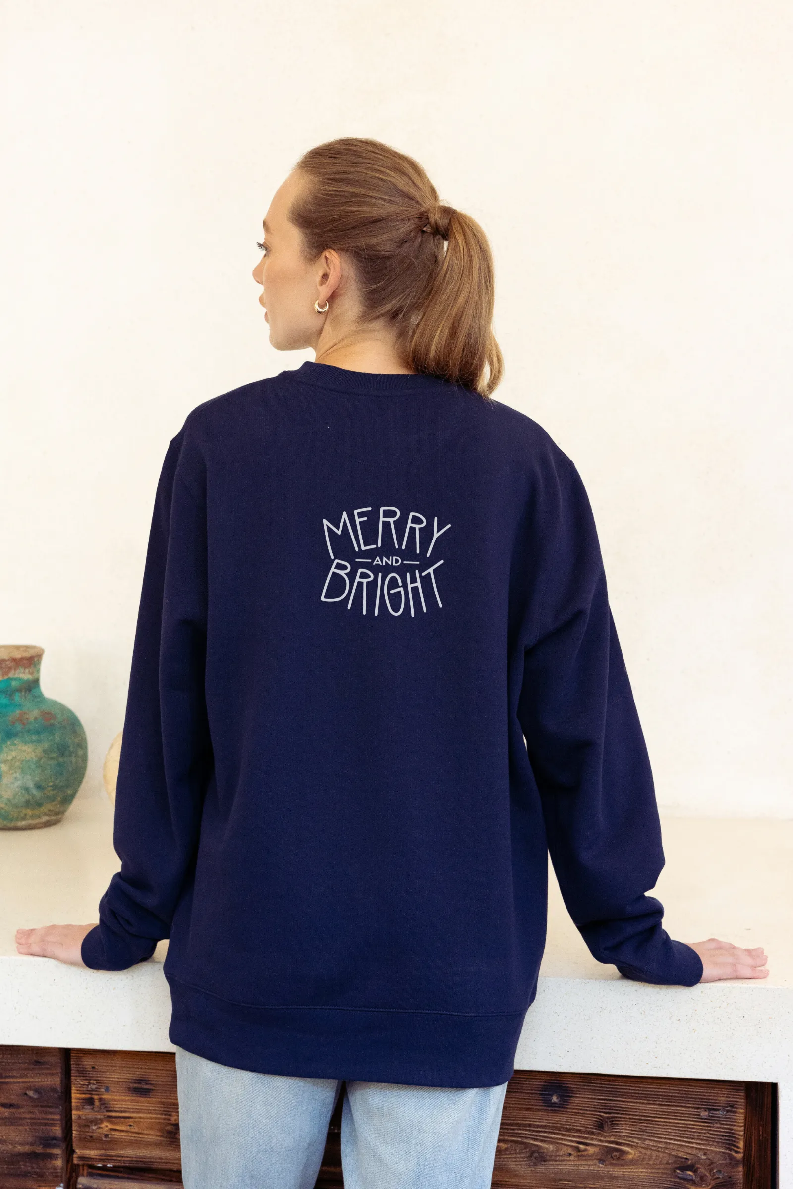 "Merry & Bright" Relaxed Sweater