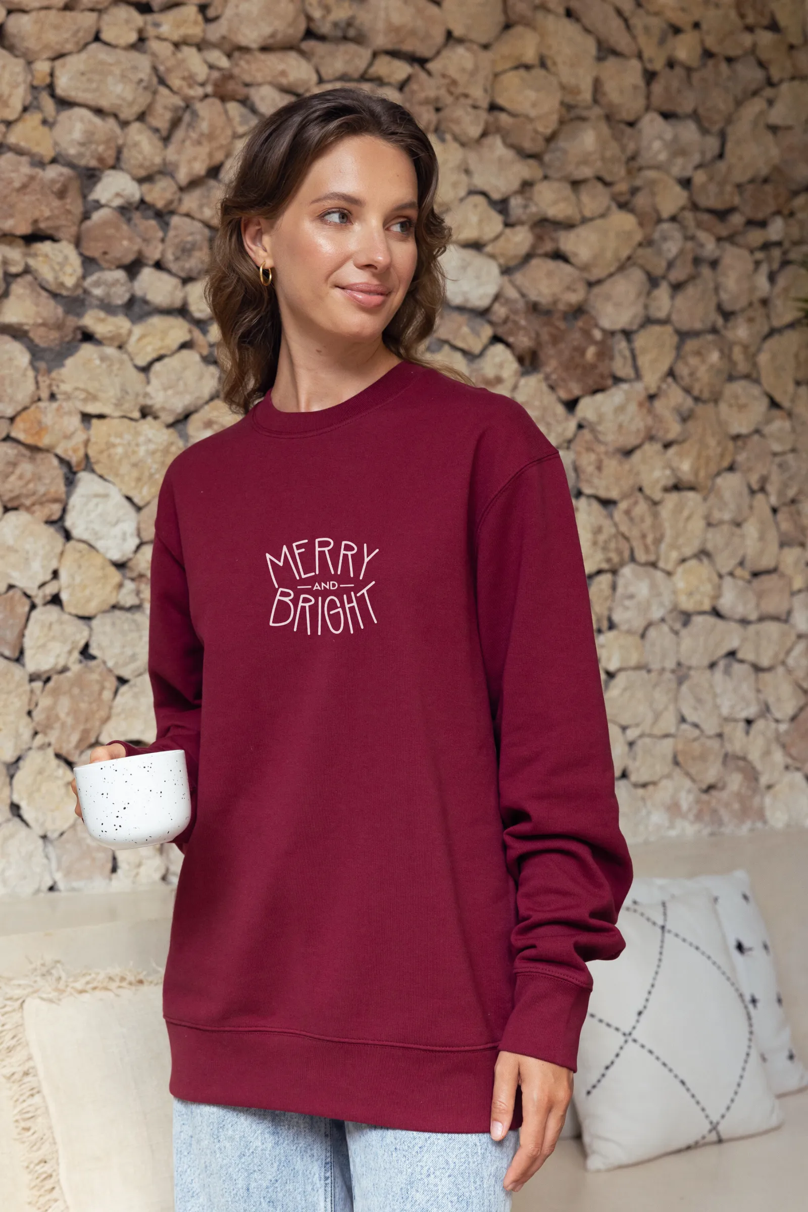 "Merry & Bright" Relaxed Sweater