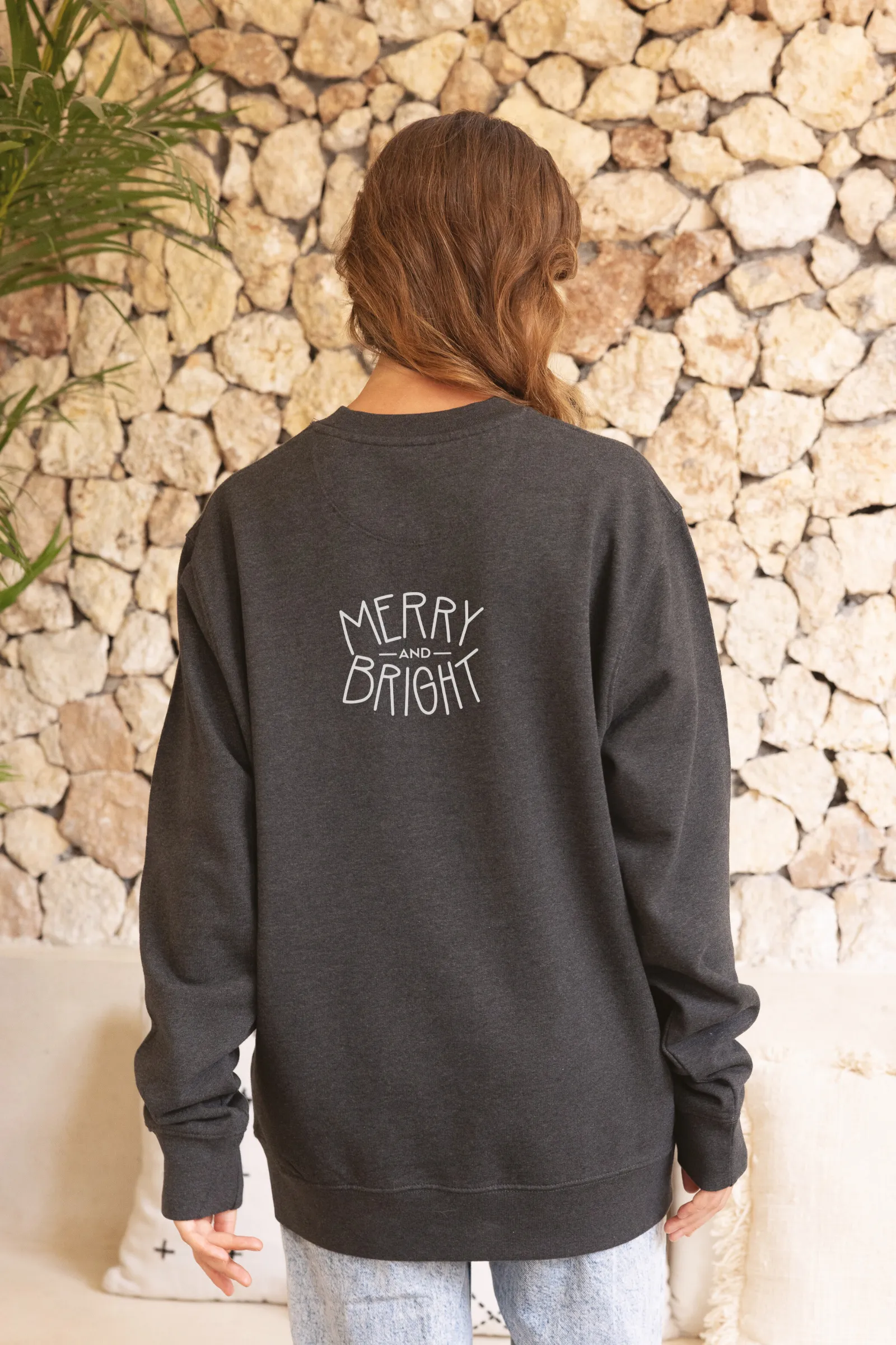 "Merry & Bright" Relaxed Sweater