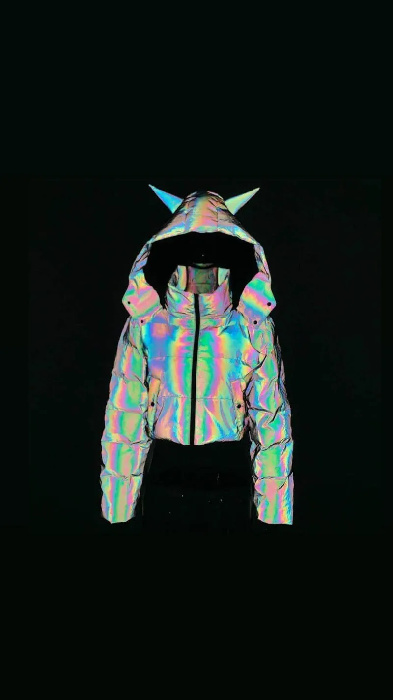 REFLECTIVE HOODED DEVIL JACKET