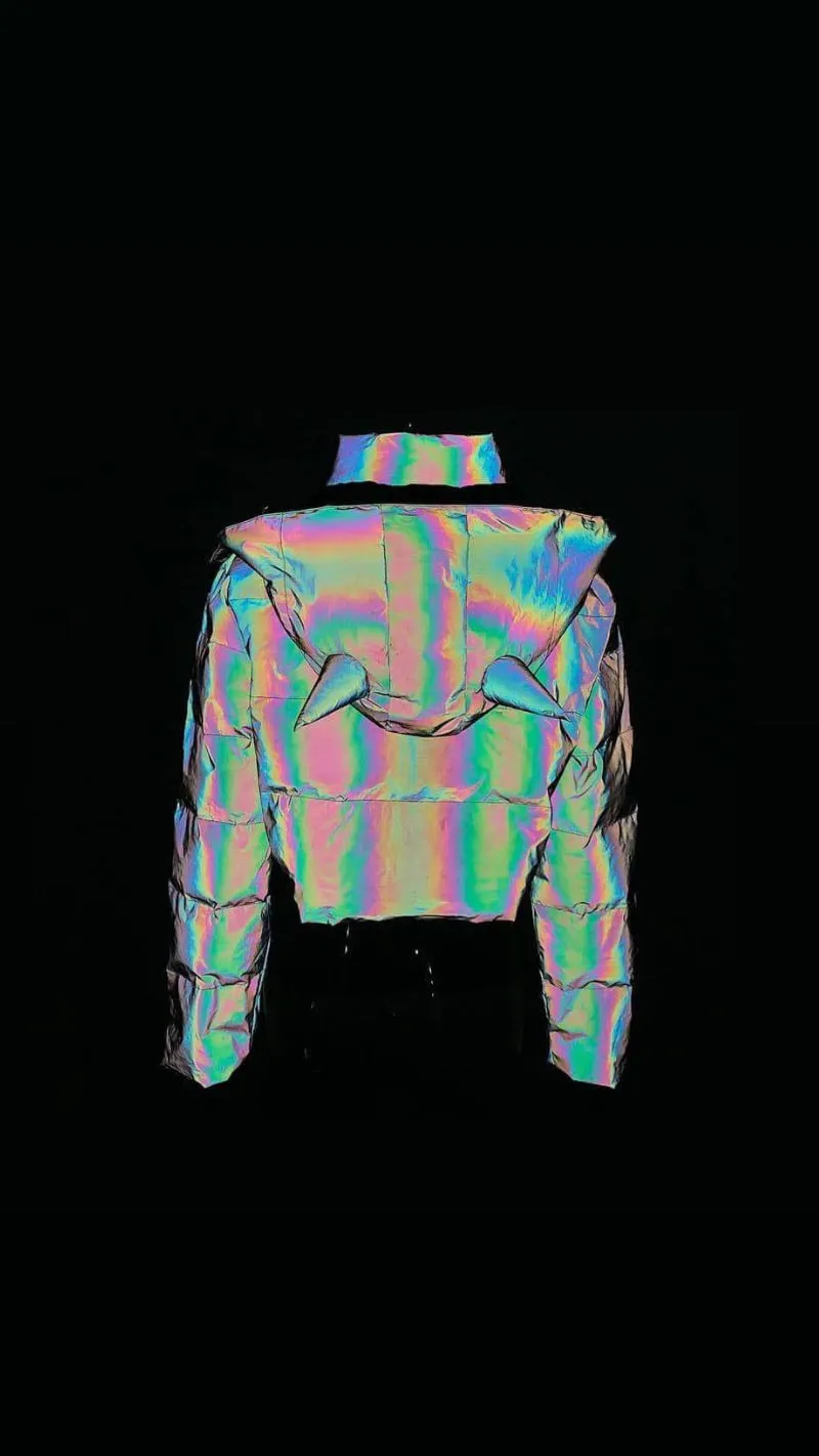 REFLECTIVE HOODED DEVIL JACKET