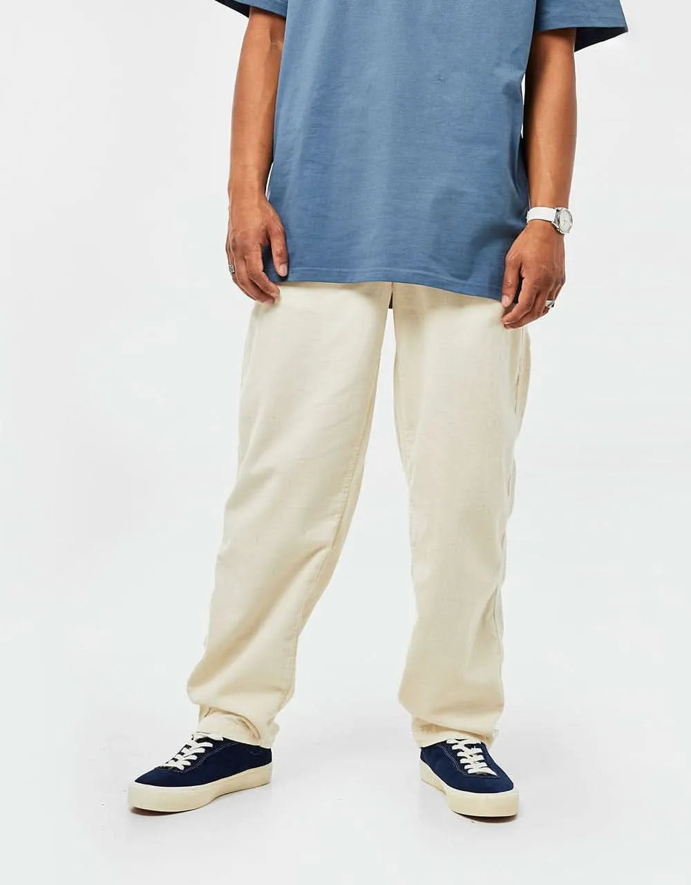 Route One Classic Cord Beach Pants - Natural