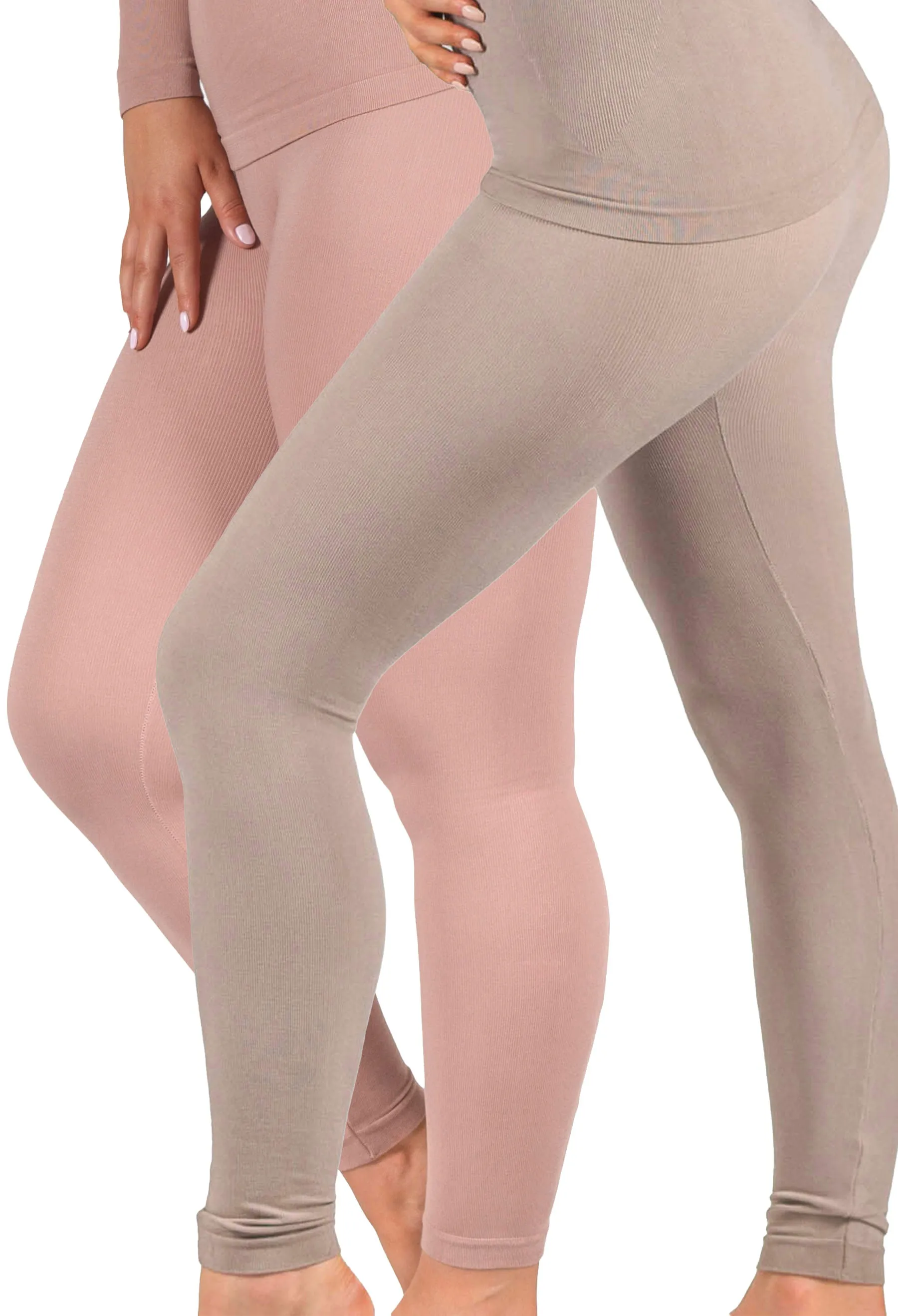 Seamless Thermal Leggings - 2 Pack