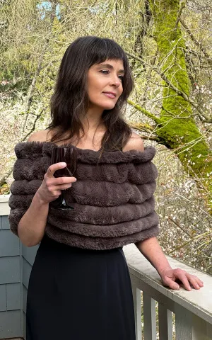 Shoulder Wrap - Royal Opulence Faux Furs