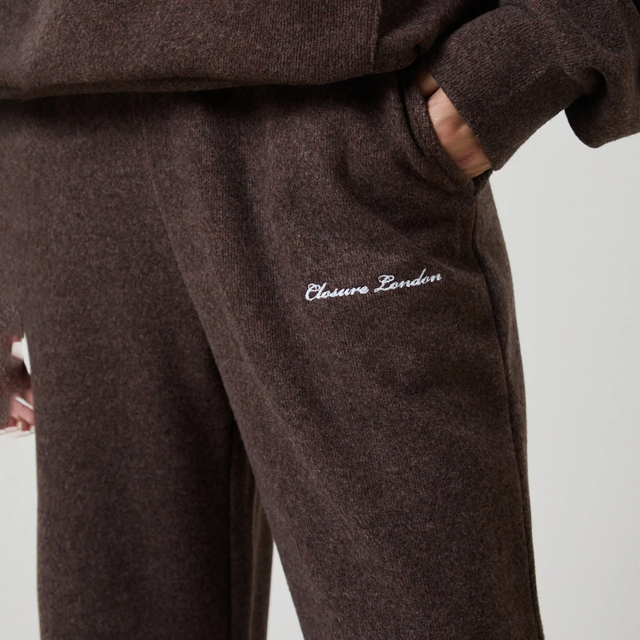 Soft Knit Tracksuit I Coffee