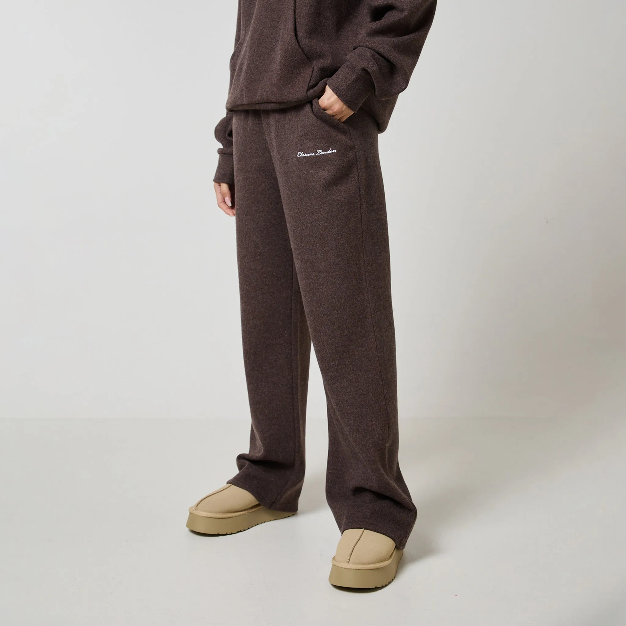 Soft Knit Tracksuit I Coffee