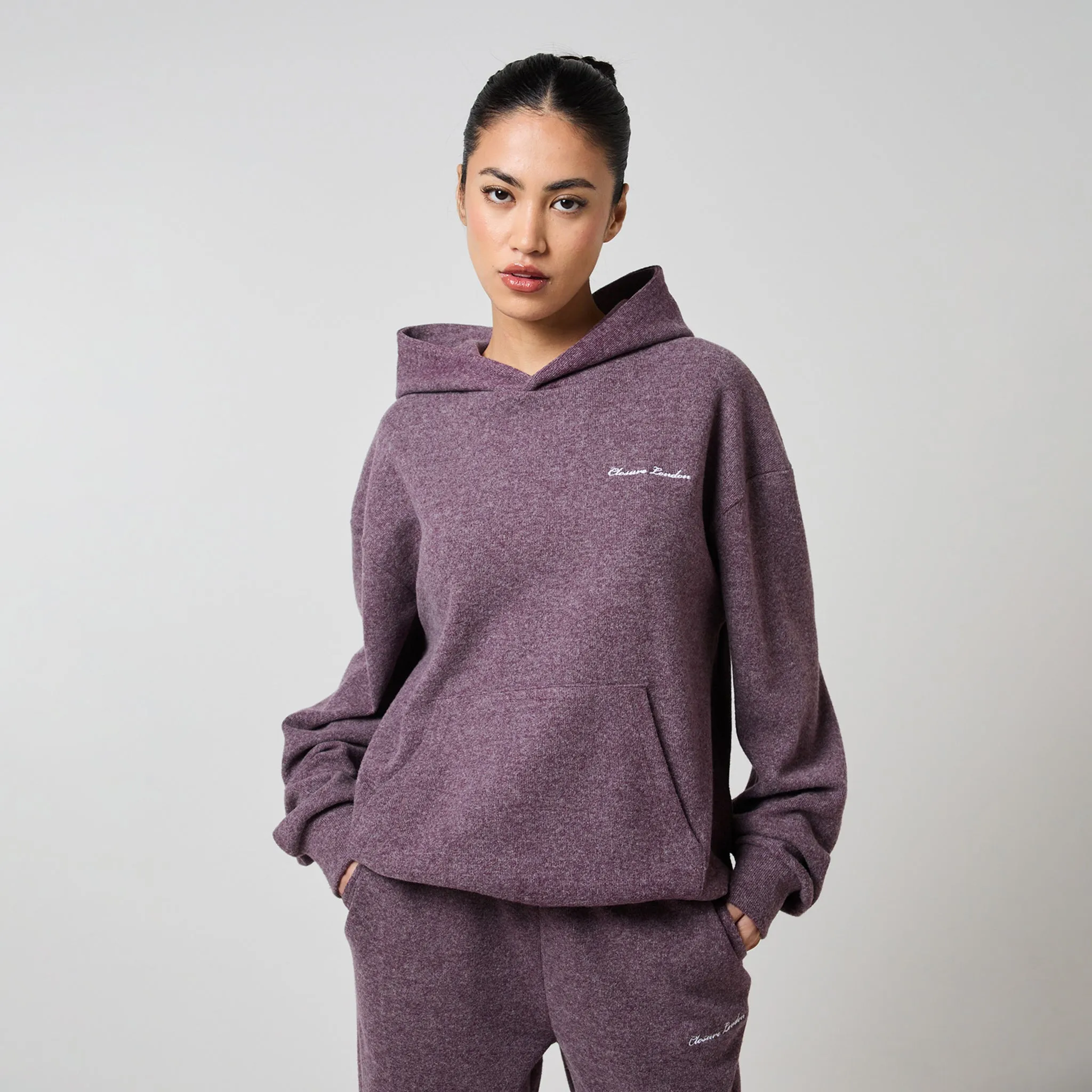 Soft Knit Tracksuit I Dark Cherry